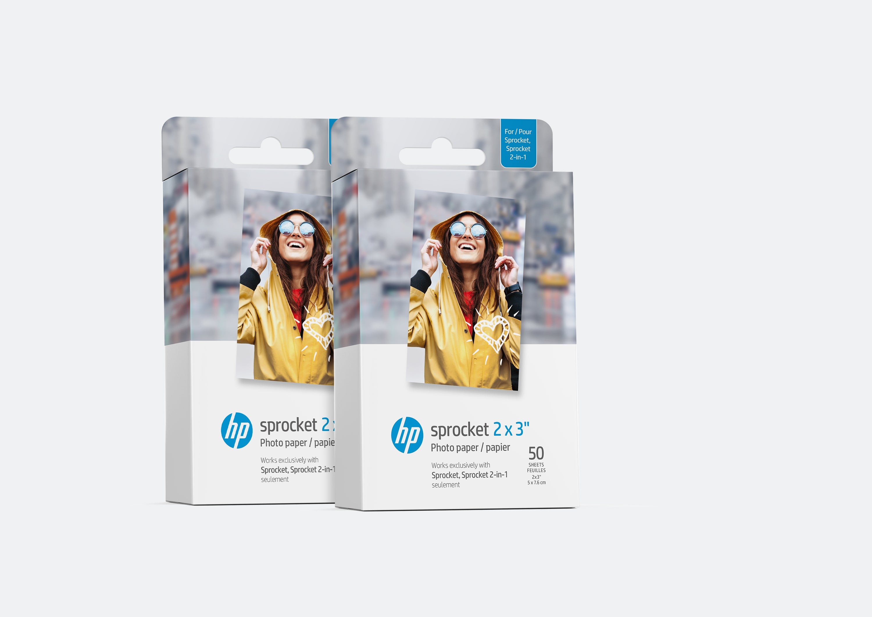 HP Sprocket 2” x 3” Premium Zink Sticky-Back фото-папир